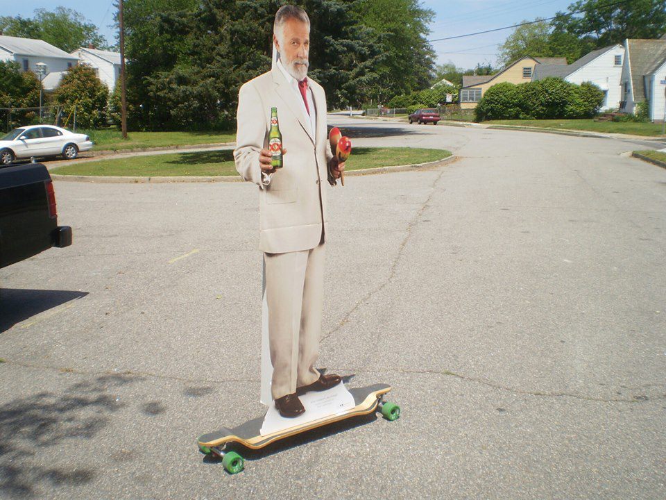 I Dont Always Skate A Longboard 