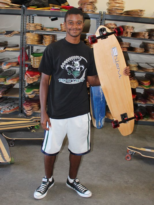 Stoked On His Board