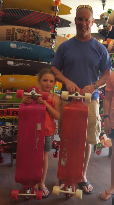 Father Daughter Skaters 